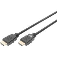 Digitus DB-330123-030-S HDMI-kabel HDMI Aansluitkabel HDMI-A-stekker, HDMI-A-stekker 3.00 m Zwart 4K UHD, Audio Return Channel (ARC)