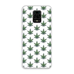 Weed: Xiaomi Redmi Note 10 Lite Transparant Hoesje