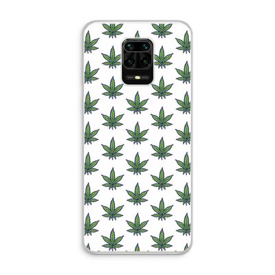 Weed: Xiaomi Redmi Note 10 Lite Transparant Hoesje