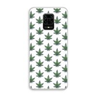 Weed: Xiaomi Redmi Note 10 Lite Transparant Hoesje