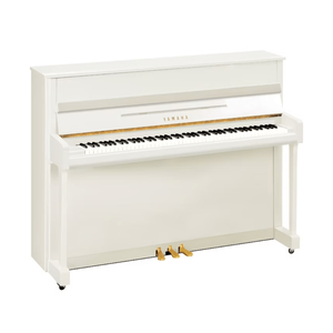 Yamaha B2E PWH messing piano (wit hoogglans)