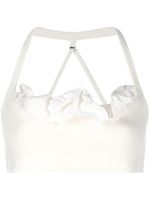 Jacquemus brassière Le Bandeau Frivolli - Blanc