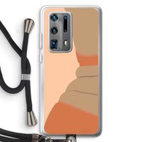 Bikini: Huawei P40 Pro Plus Transparant Hoesje met koord