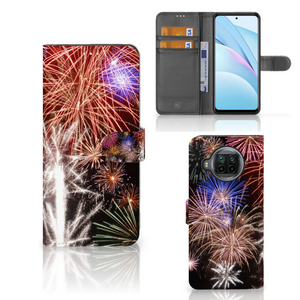 Xiaomi Mi 10T Lite Wallet Case met Pasjes Vuurwerk