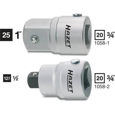 Hazet 1058-2 1058-2 Dopsleuteladapter Aandrijving 3/4 (20 mm) 52.3 mm 1 stuk(s)