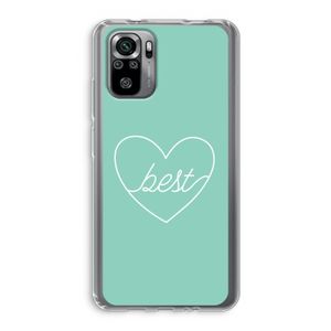 Best heart pastel: Xiaomi Redmi Note 10S Transparant Hoesje