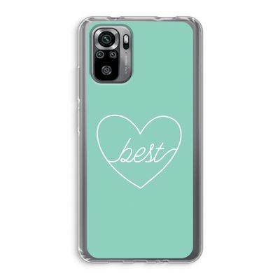 Best heart pastel: Xiaomi Redmi Note 10S Transparant Hoesje