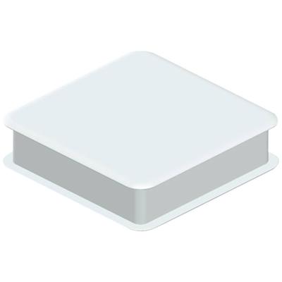 TEKO TEK-MBD.0 TEK-MBD.0 Elektronicabehuizing 103.36 x 103.36 x 27.8 Kunststof Transparant 1 stuk(s)