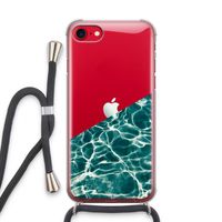 Weerkaatsing water: iPhone SE 2020 Transparant Hoesje met koord