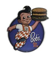 Bob&apos;s Big Boy Metalen Bord met Relief - 34 x 32cm
