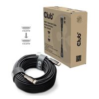 Club 3D hdmi hybride aoc kabel 8k60hz/4k120hz 30m (zwart)