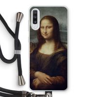 Mona Lisa: Samsung Galaxy A70 Transparant Hoesje met koord Mona Lisa: Samsung Galaxy A70 Transparant Hoesje met koord
