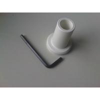 Buishouder kunststof wit, voor buis 18mm