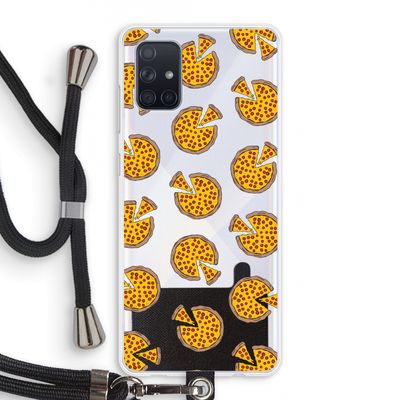 You Had Me At Pizza: Samsung Galaxy A71 Transparant Hoesje met koord