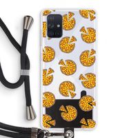 You Had Me At Pizza: Samsung Galaxy A71 Transparant Hoesje met koord