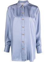 ZIMMERMANN chemise Lyrical en soie - Bleu