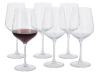 SILVERCREST Glazenset 6-delig (Rode wijn glazen)