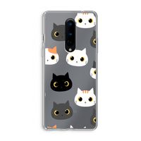 Katten: OnePlus 8 Transparant Hoesje Katten: OnePlus 8 Transparant Hoesje