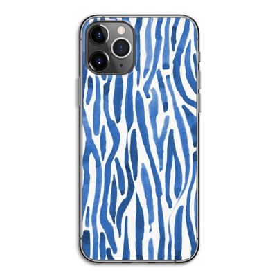 Blauwe nerven: iPhone 11 Pro Transparant Hoesje