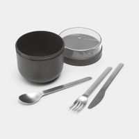 Brabantia Make & Take Lunchtrommel 0,5 l Kunststof Grijs 1 stuk(s) - thumbnail