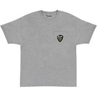 Fender Pick Patch Pocket Tee Athletic Gray M