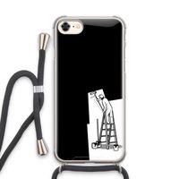 Musketon Painter: iPhone 8 Transparant Hoesje met koord