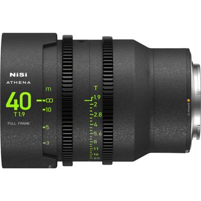 NiSi 40mm T1.9 (G-Mount) ATHENA PRIME full frame cinema lens (no drop in filter)