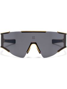 Balmain Eyewear lunettes de soleil Fleche à monture oversize - Noir