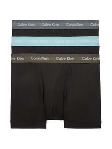 Calvin Klein - 3p Trunk - Cotton Stretch - 6EW, Maat:S
