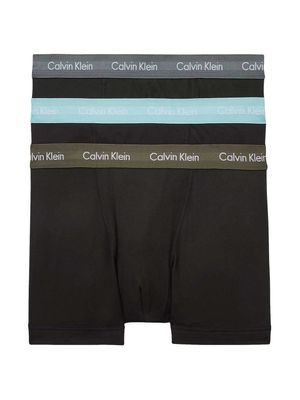 Calvin Klein - 3p Trunk - Cotton Stretch - 6EW, Maat:S