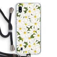 Summer Daisies: Samsung Galaxy A10 Transparant Hoesje met koord