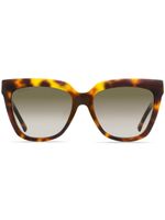 Jimmy Choo Eyewear lunettes de soleil Julieka à monture oversize - Marron