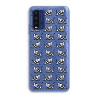 Zwarte poes: Xiaomi Redmi 9T Transparant Hoesje Zwarte poes: Xiaomi Redmi 9T Transparant Hoesje