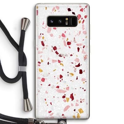 Terrazzo N°9: Samsung Galaxy Note 8 Transparant Hoesje met koord