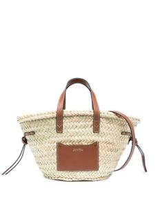 ISABEL MARANT sac seau Cadix en raphia - Tons neutres