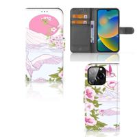 iPhone 14 Pro | Telefoonhoesje | Met pasjeshouder | Bird Standing