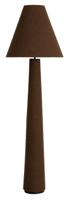 Light & Living Vloerlamp 'Devia' Bouclé, 168cm, kleur Bruin