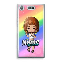 Chibi Maker vrouw: Sony Xperia XZ1 Compact Transparant Hoesje