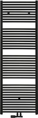 Saqu Fonti handdoekradiator 1067W 60x181,7cm mat zwart