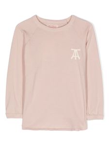 The Animals Observatory t-shirt en coton à logo imprimé - Rose