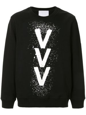 Ports V sweat à logo imprimé - Noir