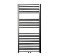 Sanicare design handdoekradiator 60x120cm midden aansluiting gunmetal - thumbnail