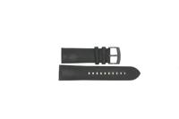 Horlogeband Armani AR2461 Leder Zwart 24mm