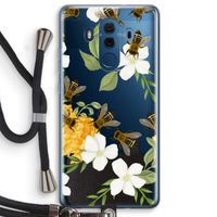 No flowers without bees: Huawei Mate 10 Pro Transparant Hoesje met koord