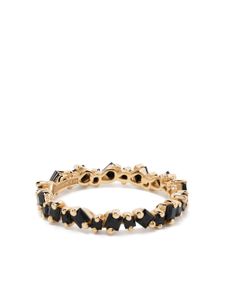 Suzanne Kalan bague en or 18ct sertie de saphirs noirs