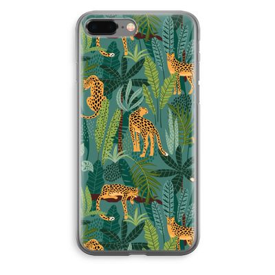 Luipaard 2: iPhone 8 Plus Transparant Hoesje