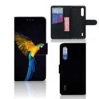 Xiaomi Mi 9 Lite | Telefoonhoesje | Met pasjeshouder | Papegaai