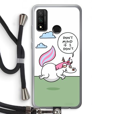 Unicorn: Huawei P Smart (2020) Transparant Hoesje met koord