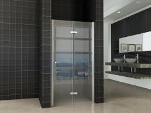 Wiesbaden vouwbare nisdeur 800x2020 rechts 8 mm NANO glas