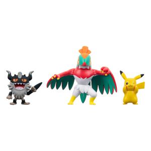 Pokémon Battle Figure Set 3-Pack Pikachu #8, Perrserker, Hawlucha 5 cm